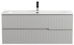 Тумба под раковину Cezares DUET-N-1200-2C-SO-GPR-P 120x50 подвесная