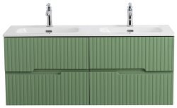 Тумба под раковину Cezares DUET-N-1200-4C-SO-2-PS-P 120x50 подвесная