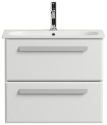 Тумба под раковину Cezares ECO-CER-600-2C-SO-BO 57x50 подвесная, белая матовая