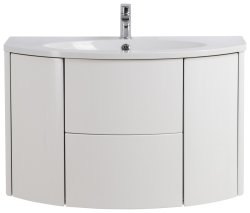 Тумба под раковину Cezares Eden 55146 91x55 подвесная, белая глянцевая