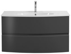 Тумба под раковину Cezares Elettra 55526 100x55 подвесная, графит