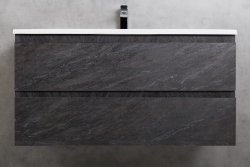 Тумба под раковину Cezares MOLVENO-100-2C-SO-ANTR 100x50 подвесная, антрацит