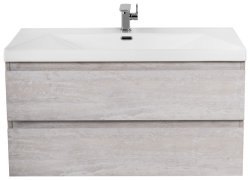 Тумба под раковину Cezares MOLVENO-80-2C-SO-LB 80x50 подвесная, светлое дерево