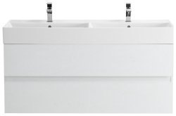 Тумба под раковину Cezares MOLVENO 46-120-2C-SO-2-BG 120x50 подвесная, белый лед