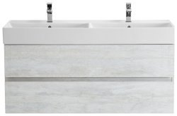 Тумба под раковину Cezares MOLVENO 46-120-2C-SO-2-LB 120x50 подвесная, светлое дерево