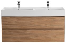 Тумба под раковину Cezares MOLVENO 46-120-2C-SO-2-NC 120x50 подвесная, светлый орех