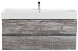 Тумба под раковину Cezares MOLVENO 46-120-2C-SO-LG 120x50 подвесная, серое дерево