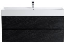 Тумба под раковину Cezares MOLVENO 46-120-2C-SO-NR 120x50 подвесная, черная
