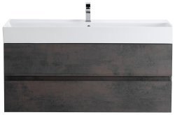 Тумба под раковину Cezares MOLVENO 46-120-2C-SO-OSS 120x50 подвесная, оксид
