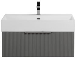 Тумба под раковину Cezares Premium 55419 70x25 подвесная, серое облако