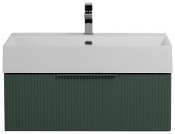 Тумба под раковину Cezares Premium 55420 70x25 подвесная, зеленая матовая