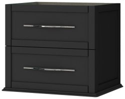 Тумба под раковину Cezares Tiffany 54946 60x55 подвесная, черный графит