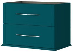 Тумба под раковину Cezares Tiffany 54950 74x55 подвесная, голубой залив