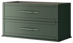Тумба под раковину Cezares Tiffany 55331 100x55 подвесная, зеленая матовая