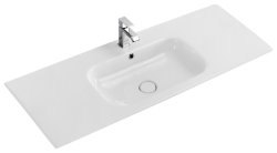 Раковина Cezares DUET CZR-NAT-120-LVB 120x46, белая глянцевая