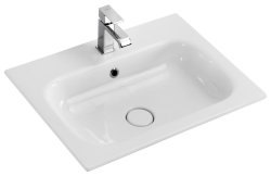 Раковина Cezares DUET CZR-NAT-60-LVB 60x46, белая глянцевая