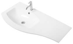 Раковина Cezares 50153 104x52, белая матовая