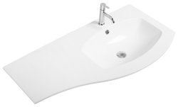 Раковина Cezares 50154 104x52, белая матовая