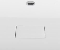 Раковина Cezares 50314 121x45, белая матовая