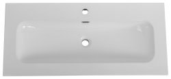 Раковина Cezares ECO CZR-8073-100 101x46, белая глянцевая
