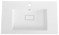 Раковина Cezares SLIDER CZR-800/480-LV-MR-PRS 80x48, белая матовая