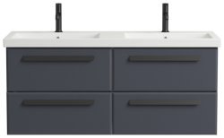 Тумба с раковиной Cezares Eco 00-00012638 120x52 подвесная, графит
