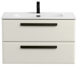 Тумба с раковиной Cezares Eco-cer-n 00-00017212 81x51 подвесная, альпака брашированная