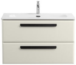 Тумба с раковиной Cezares Eco-cer-n 00-00017220 81x51 подвесная, альпака брашированная