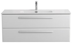 Тумба с раковиной Cezares Eco-cer-n 00-00017254 121x51 подвесная, белая матовая