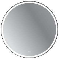 Зеркало с подсветкой Cezares Cadro CZR-SPC-CADRO-1000-LED-TCH-WARM 100.7x100.7, черный