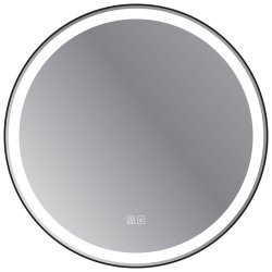 Зеркало с подсветкой Cezares Cadro CZR-SPC-CADRO-600-LED-TCH-WARM 60.7x60.7, черный