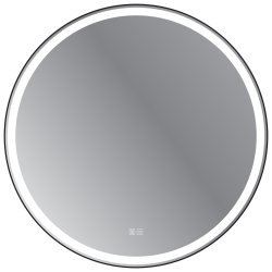 Зеркало с подсветкой Cezares Cadro CZR-SPC-CADRO-800-LED-TCH-WARM 80.7x80.7, черный