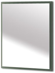 Зеркало с подсветкой Cezares Tiffany 45087 73x90, зеленый матовый
