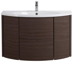 Тумба с раковиной Cezares Eden 00-00014013 91x52 подвесная, дуб затемненный