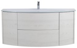 Тумба с раковиной Cezares Eden 00-00014023 121x52 подвесная, белый ясень