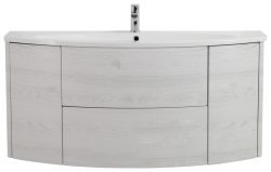 Тумба с раковиной Cezares Eden 00-00014028 121x52 подвесная, белый ясень