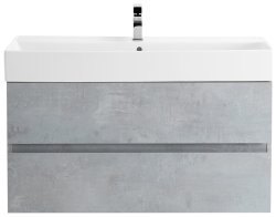 Тумба с раковиной Cezares Molveno 46 00-00011436 100x62 подвесная, бетон