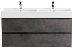 Тумба с раковиной Cezares Molveno 46 00-00012009 120x62 подвесная, оксид