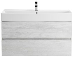 Тумба с раковиной Cezares Molveno 46 00-00012031 100x62 подвесная, светлое дерево