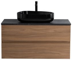 Тумба с раковиной Cezares Molveno 46 00-00012901 100x52 подвесная, светлый орех