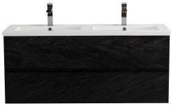 Тумба с раковиной Cezares Molveno 46 00-00018032 121x53 подвесная, черная