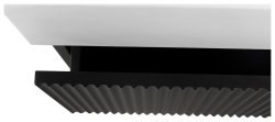 Тумба с раковиной Cezares Premium 00-00013906 91x36 подвесная, черная матовая
