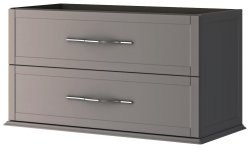 Тумба с раковиной Cezares Tiffany 00-00012652 100x56 подвесная, серое облако