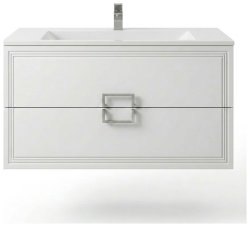 Тумба с раковиной Uperwood Infinity KInfinity80w 80x44 подвесная, белая