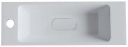 Тумба с раковиной Uperwood Modul 393020547 60x21 подвесная, матовая, черная