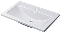 Тумба с раковиной Uperwood Foster New KFosterNEW70b 70x45 подвесная, черная