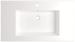 Тумба с раковиной Uperwood Parma Premium 39330205467 85x47 подвесная, черная