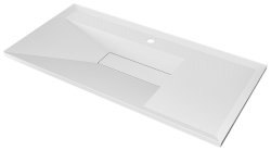 Тумба с раковиной Uperwood Lotus Premium 39340207463 100x50 подвесная, белая