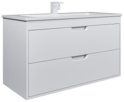 Тумба под раковину подвесная Uperwood Modul 2930205254 95x44, белая матовая