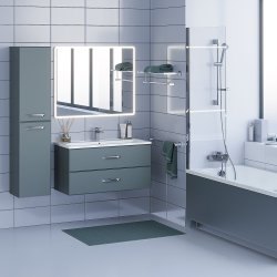 Тумба под раковину Uperwood Foster 291020524 100x45, серый графит